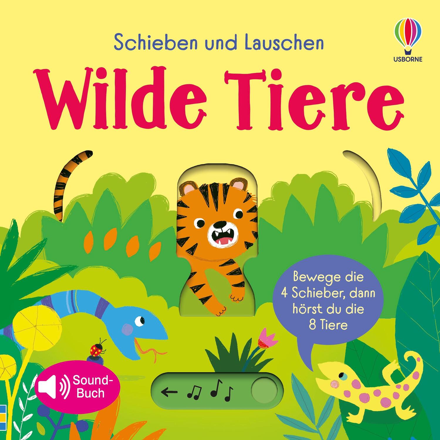 Cover: 9781035700066 | Schieben und Lauschen: Wilde Tiere | Sam Taplin | Buch | 8 S. | 2023