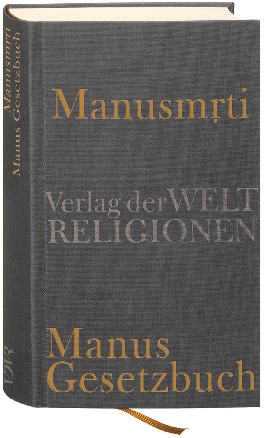 Cover: 9783458700289 | Manusmrti - Manus Gesetzbuch | Axel Michaels | Buch | Lesebändchen