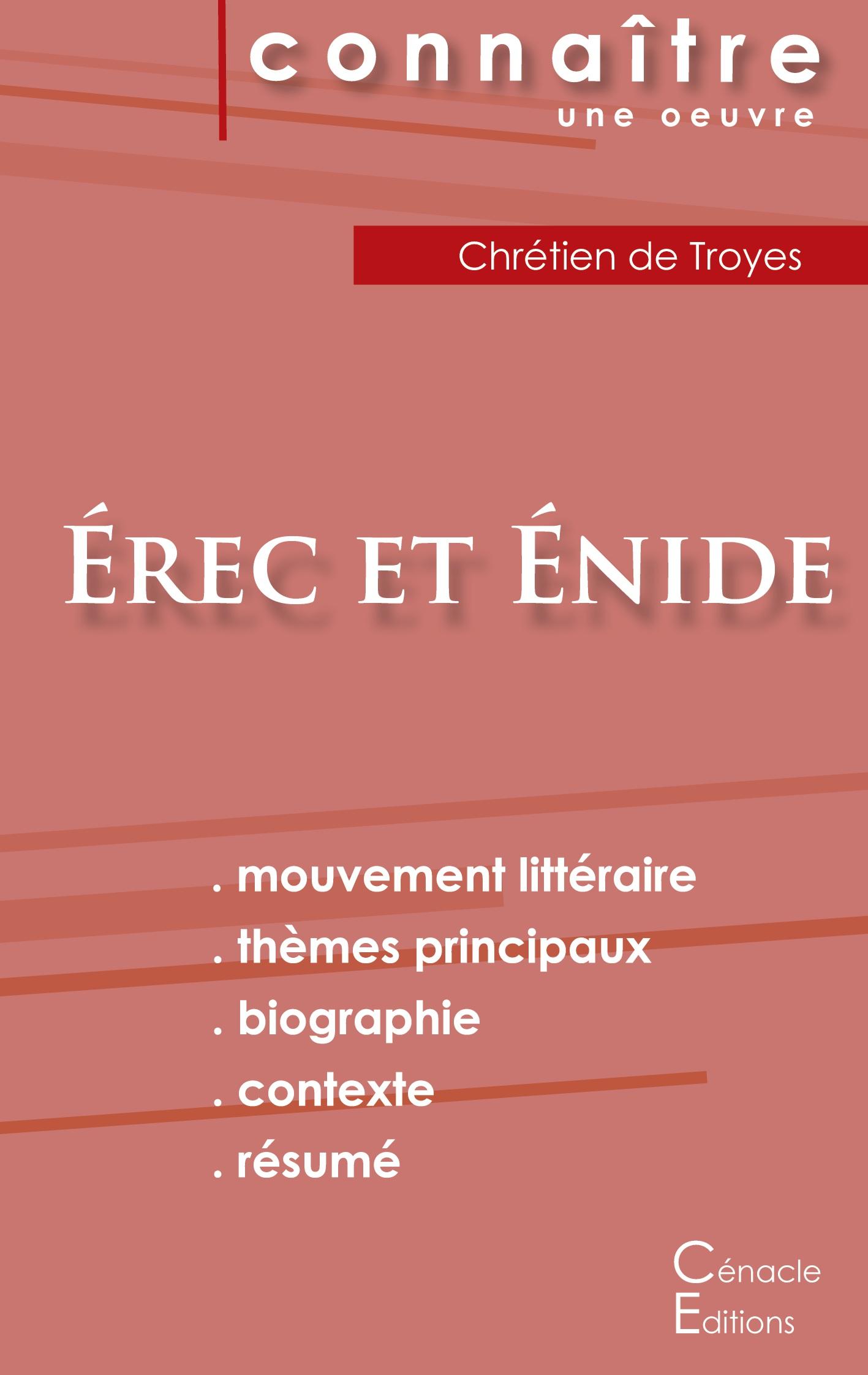 Cover: 9782367887463 | Fiche de lecture Érec et Énide(Analyse littéraire de référence et...