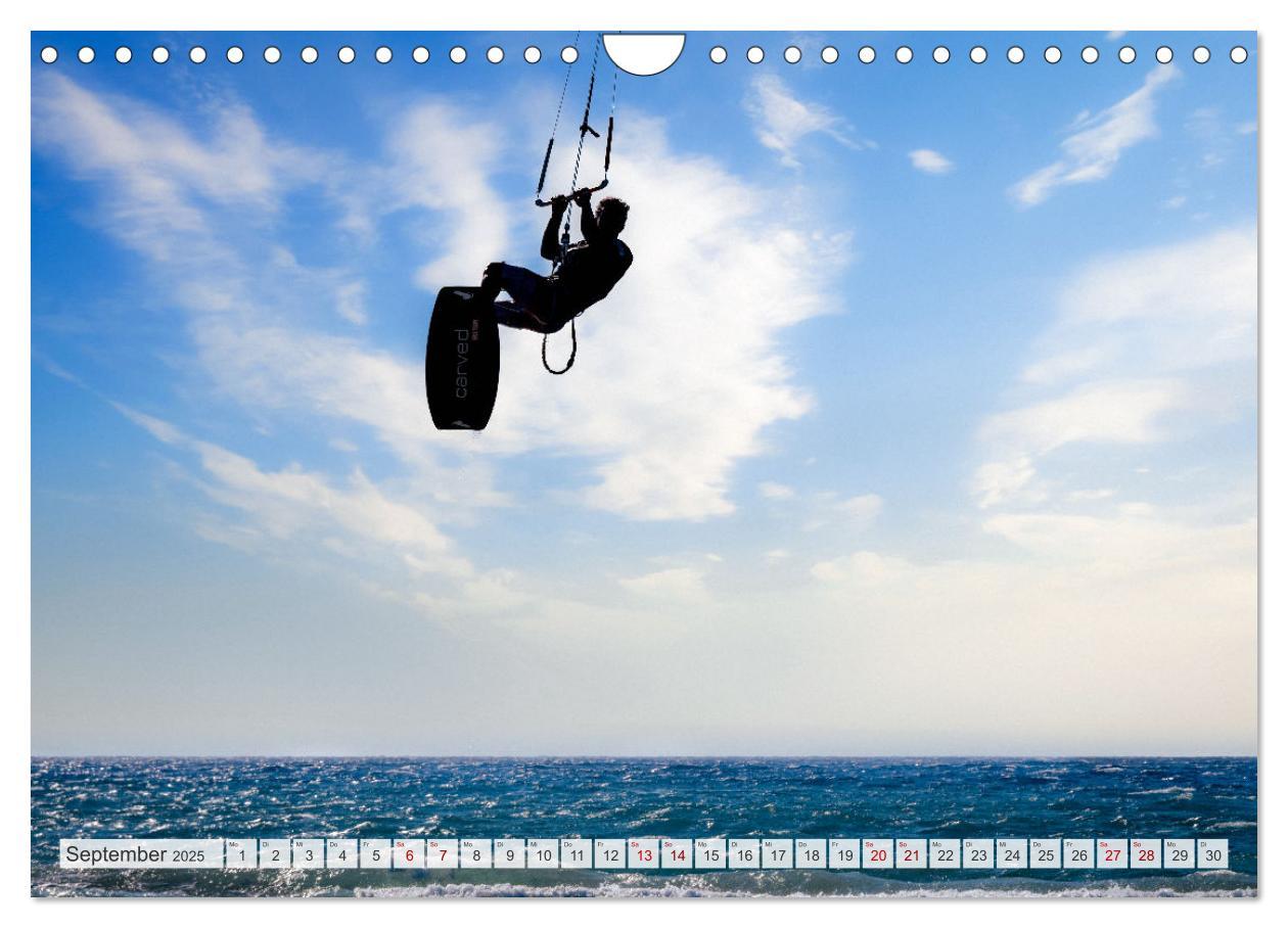 Bild: 9783435100859 | Faszination Kitesurfen (Wandkalender 2025 DIN A4 quer), CALVENDO...