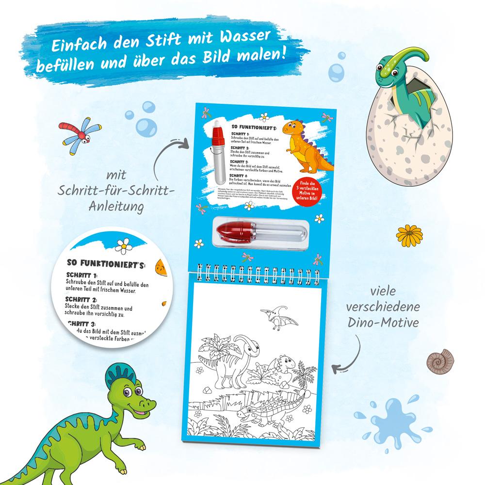 Bild: 9783988021007 | Trötsch Wassermalspaß mit Zauberstift Dinosaurier | Trötsch Verlag