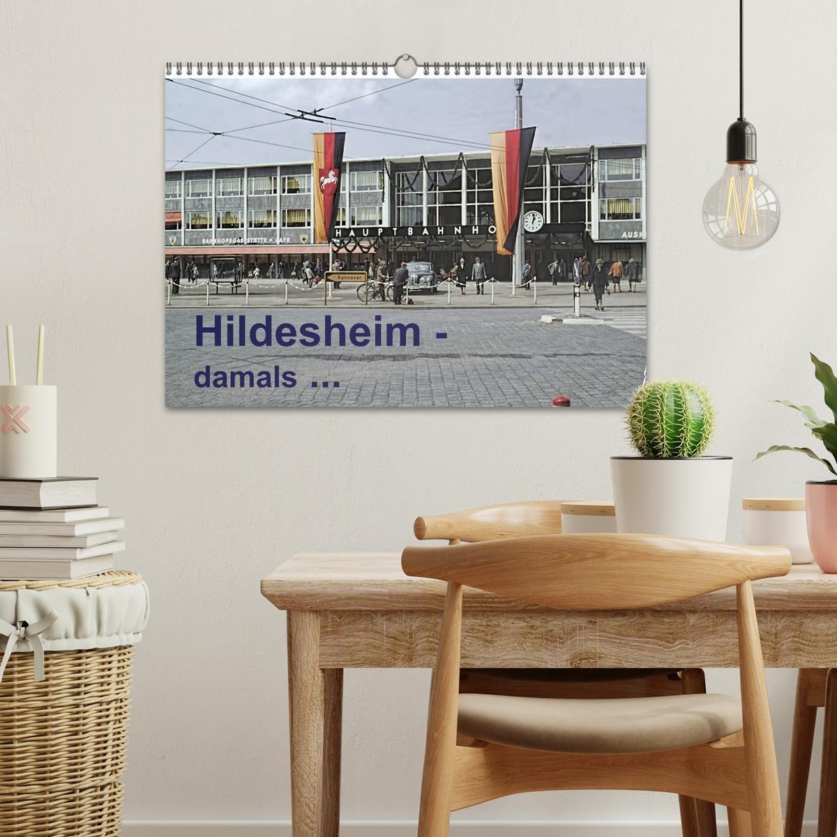 Bild: 9783435439126 | Hildesheim - damals ... (Wandkalender 2025 DIN A3 quer), CALVENDO...