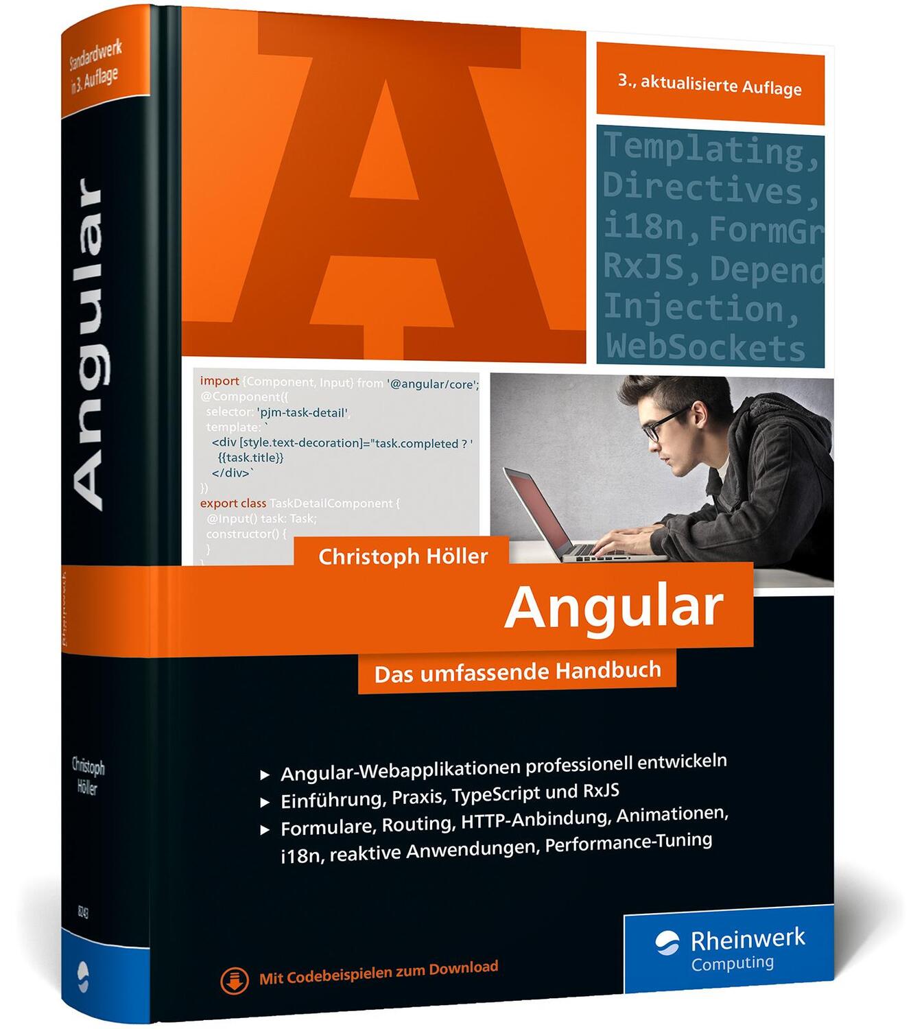 Cover: 9783836282437 | Angular | Christoph Höller | Buch | Rheinwerk Computing | 1016 S.