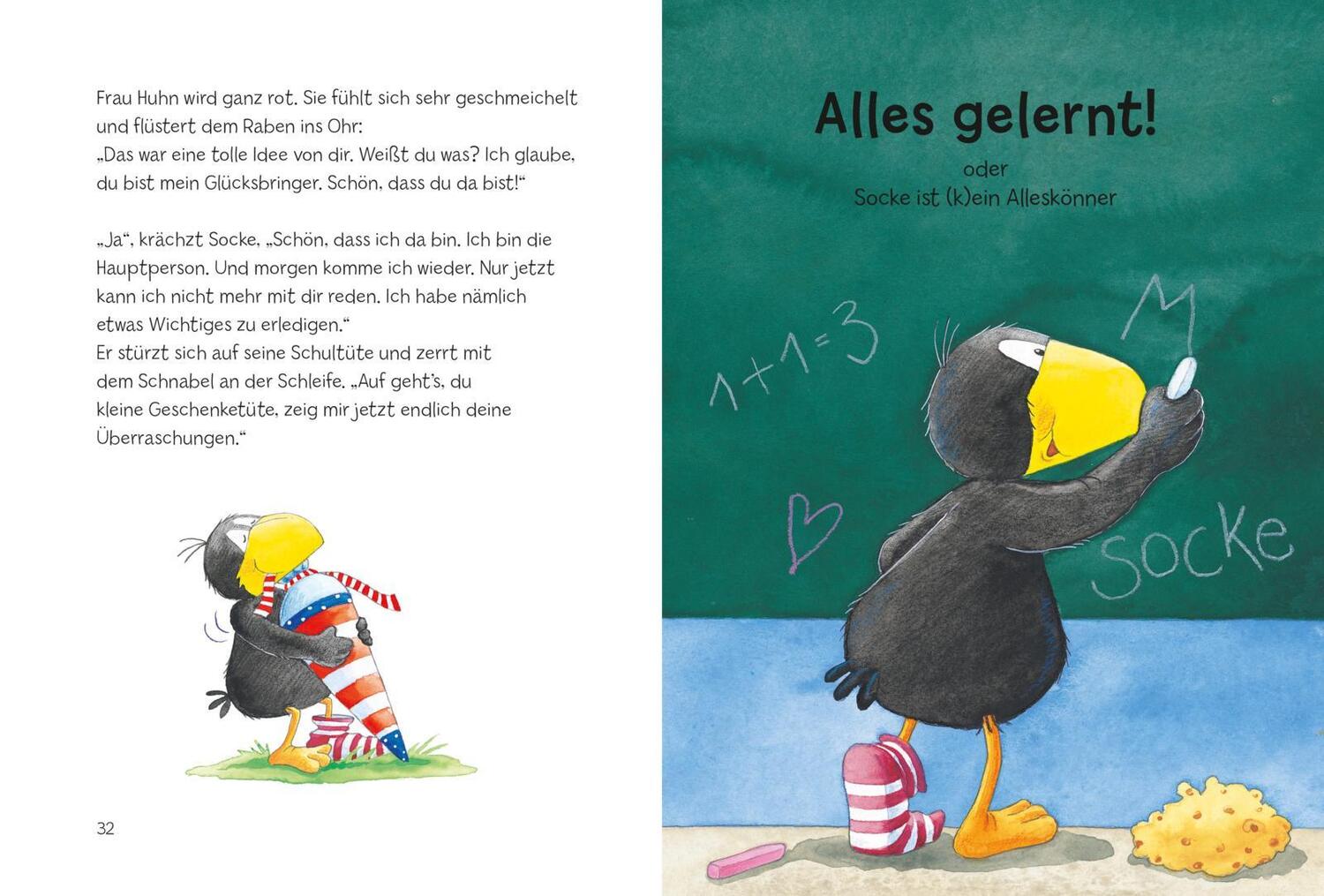 Bild: 9783480237579 | Der kleine Rabe Socke: Alles Schule! | Nele Moost | Buch | 64 S.