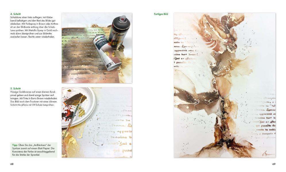 Bild: 9783862304486 | Ink Painting | Abstrakte Bilder mit Alkohol-Tinten malen | Nicole Menz