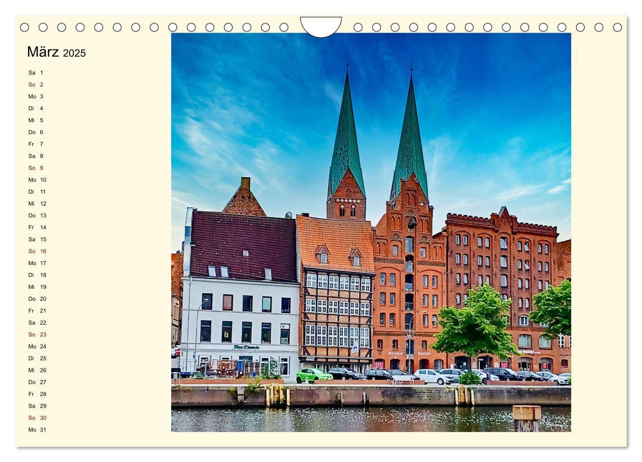 Bild: 9783457168639 | Lübeck, Stadt auf der Insel (Wandkalender 2025 DIN A4 quer),...