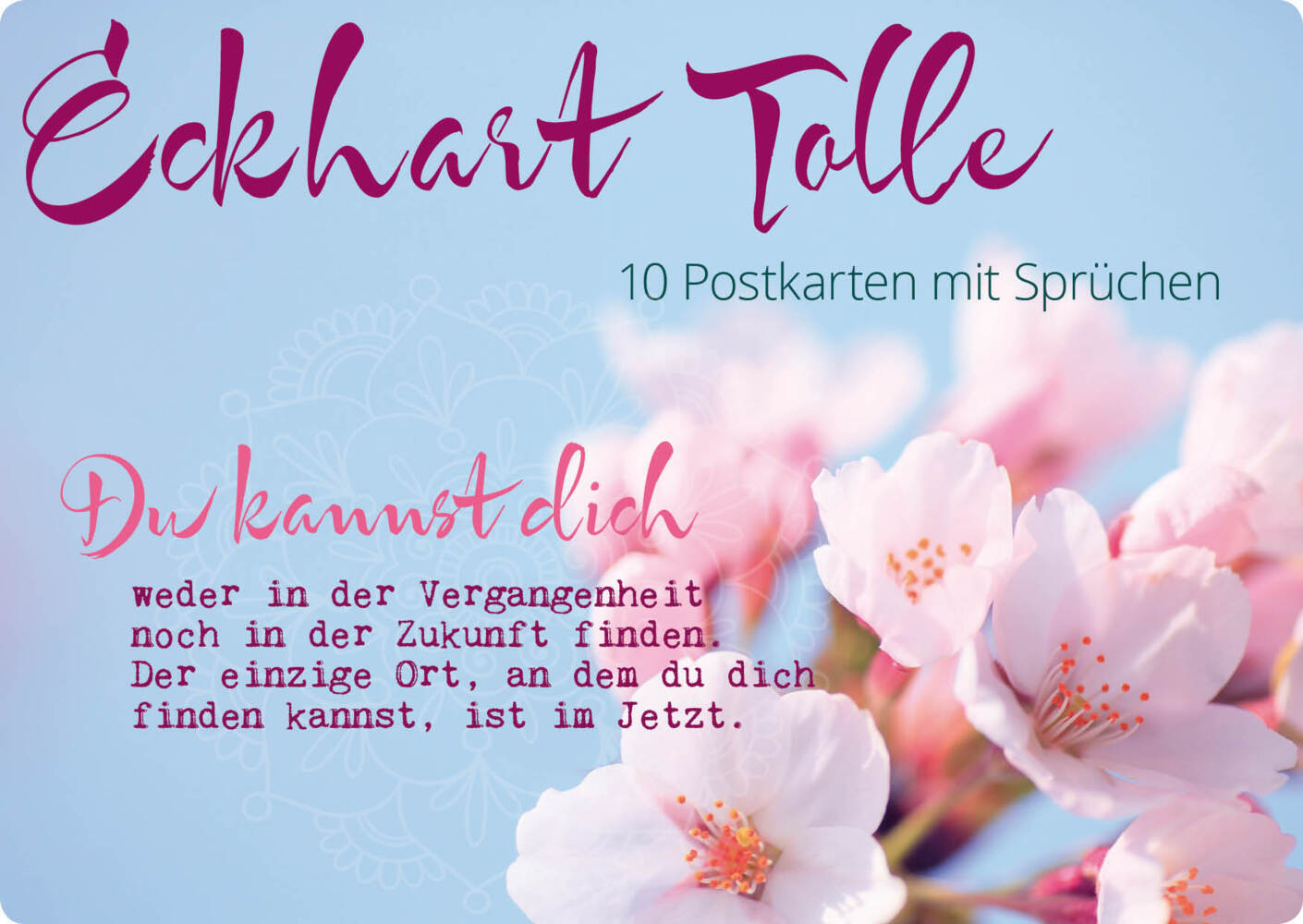 Cover: 4260398510949 | Eckhart Tolle, 10 Postkarten mit Sprüchen | Eckhart Tolle | SET | 2018