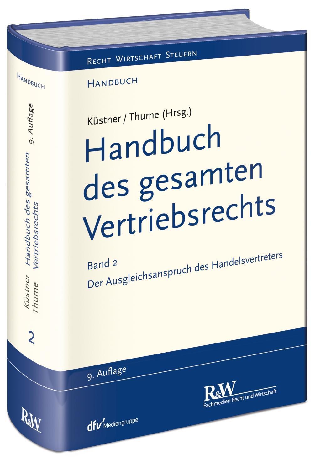 Cover: 9783800515776 | Handbuch des gesamten Vertriebsrechts 2 | Küstner (u. a.) | Buch