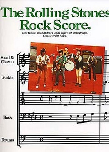 Cover: 9780711905566 | The Rolling Stones: Rock Score | Partitur | 1991 | Music Sales