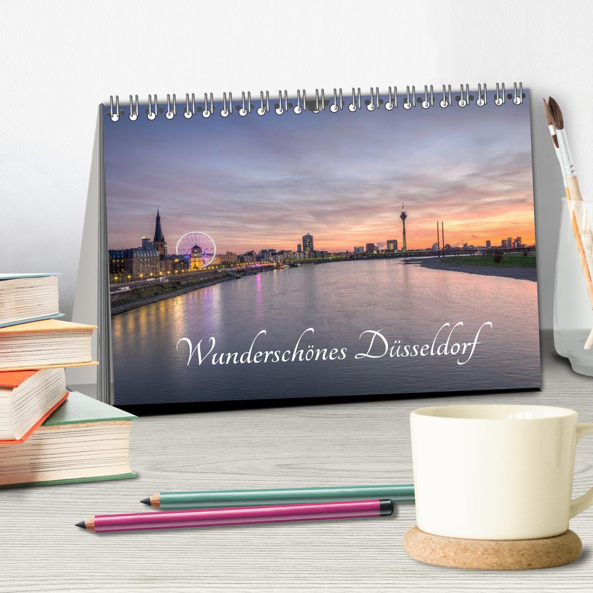 Bild: 9783435189083 | Wunderschönes Düsseldorf (Tischkalender 2025 DIN A5 quer), CALVENDO...