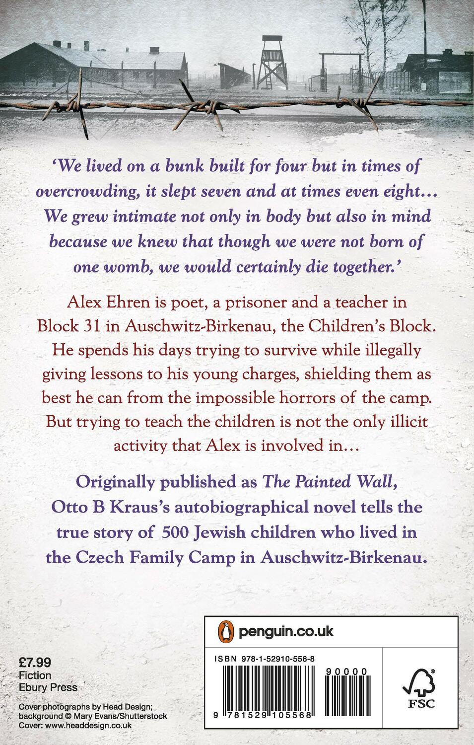 Rückseite: 9781529105568 | The Children's Block | Based on a true story by an Auschwitz survivor