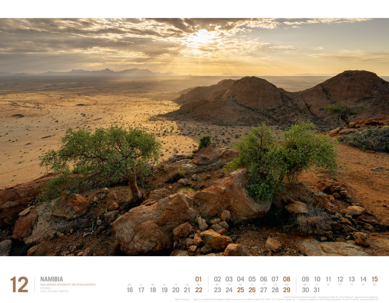 Bild: 9783838424552 | Namibia - Unterwegs zwischen Wüste und Wasser Kalender 2024 | Kalender