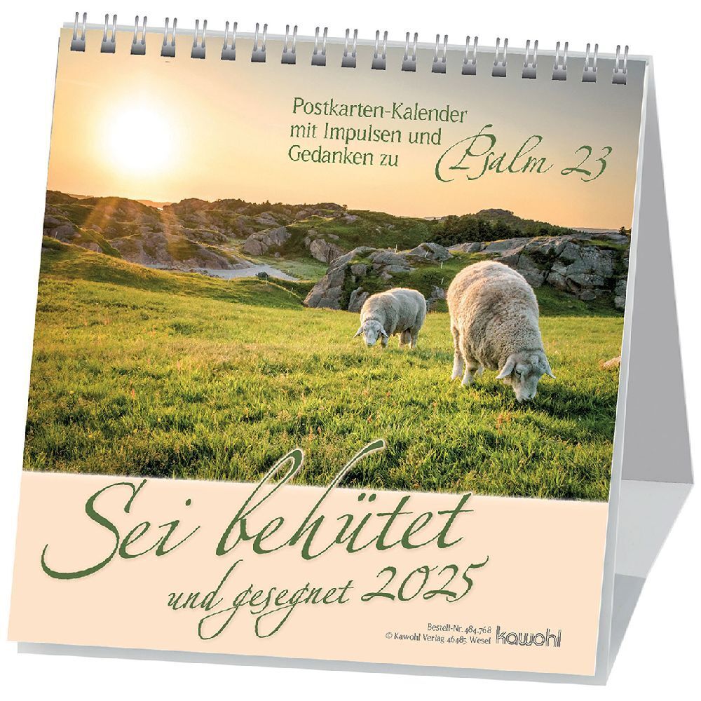 Cover: 9783754876855 | Sei behütet und gesegnet 2025 | Impulse und Gedanken zu Psalm 23