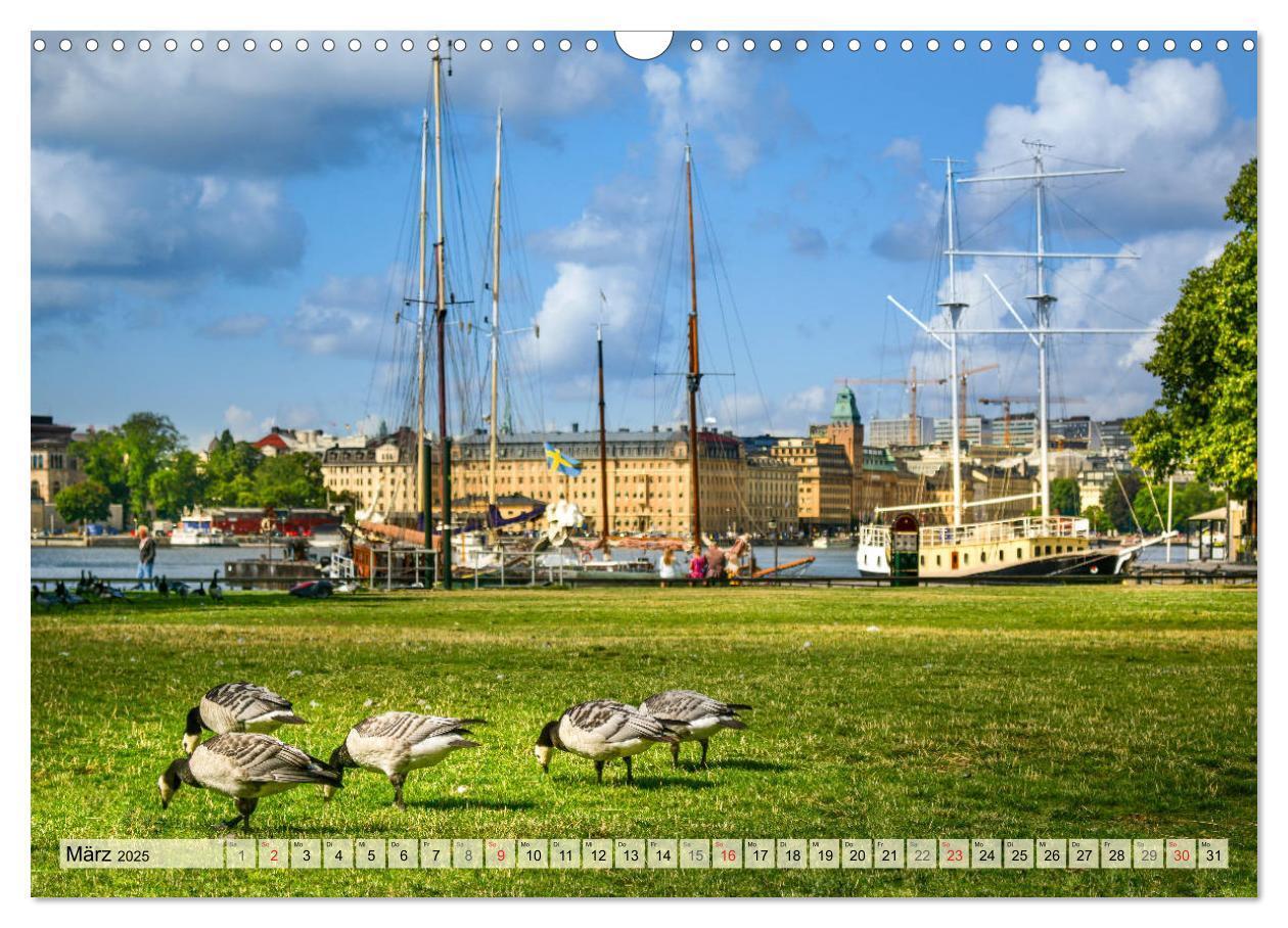 Bild: 9783435105717 | Stockholm - Maritime Ansichten (Wandkalender 2025 DIN A3 quer),...