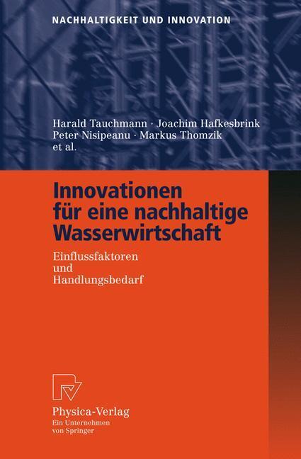 Cover: 9783790816846 | Innovationen für eine nachhaltige Wasserwirtschaft | Tauchmann (u. a.)