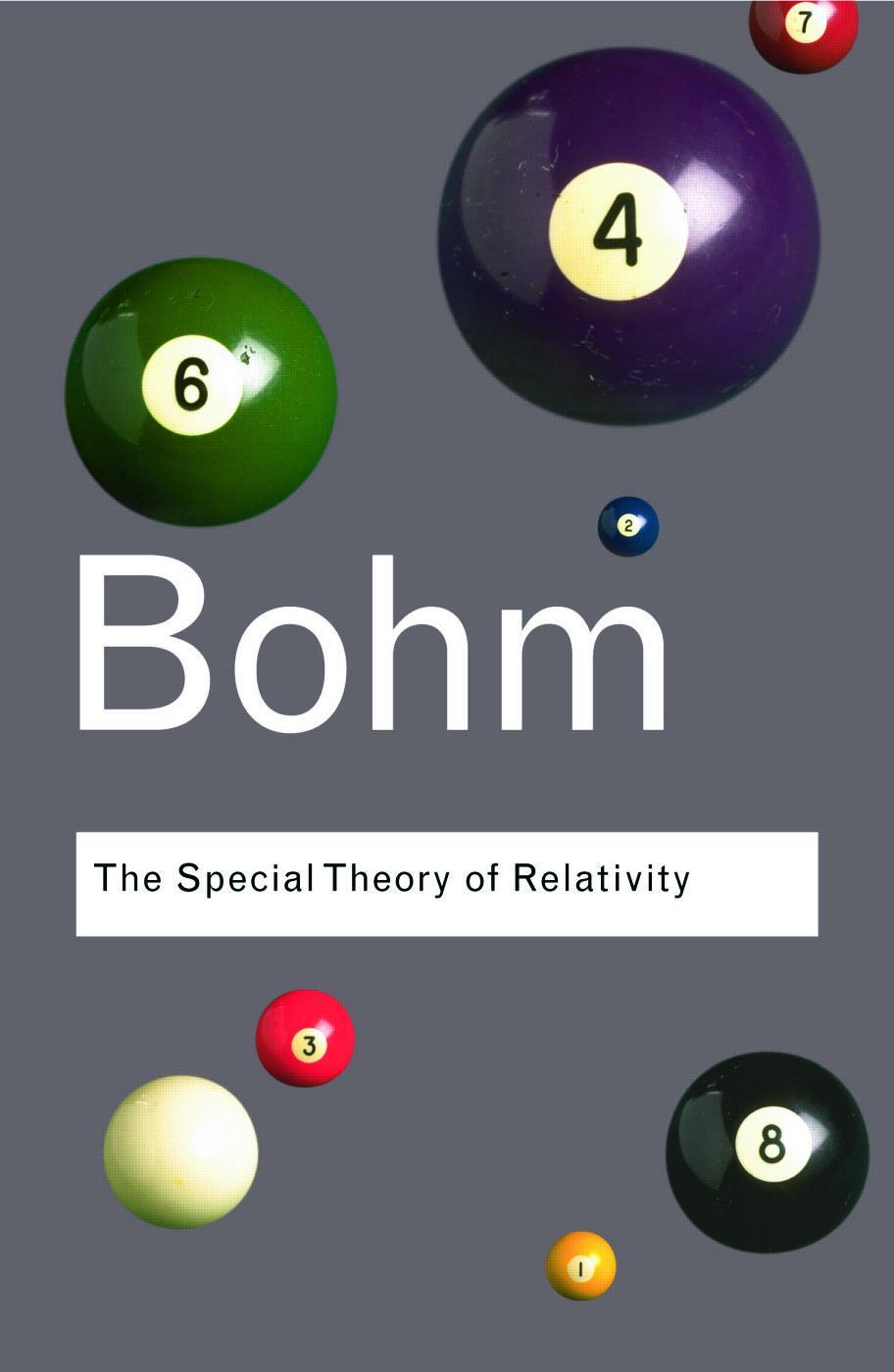 Cover: 9780415404259 | The Special Theory of Relativity | David Bohm | Taschenbuch | Englisch