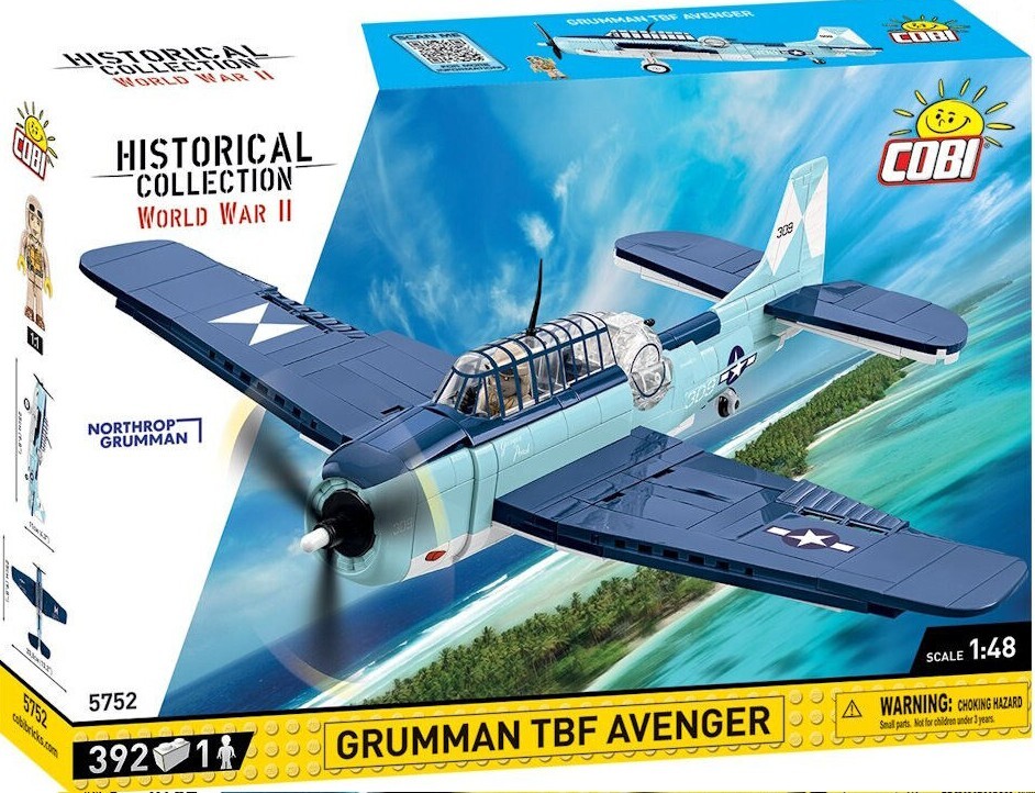 Cover: 5902251057527 | COBI Historical Collection 5752 - Grumman TBF Avenger,...