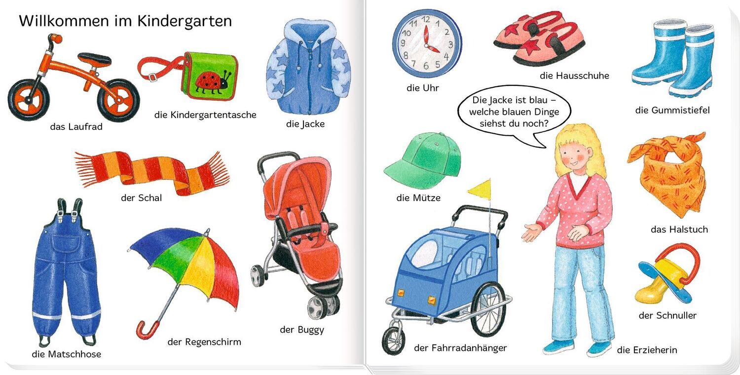 Bild: 9783649645504 | 100 erste Wörter! | Kindergarten | Sybille Brauer | Buch | 16 S.