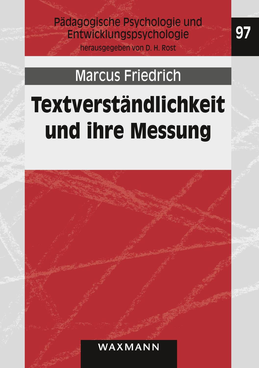 Cover: 9783830936756 | Textverständlichkeit und ihre Messung | Marcus Friedrich | Taschenbuch