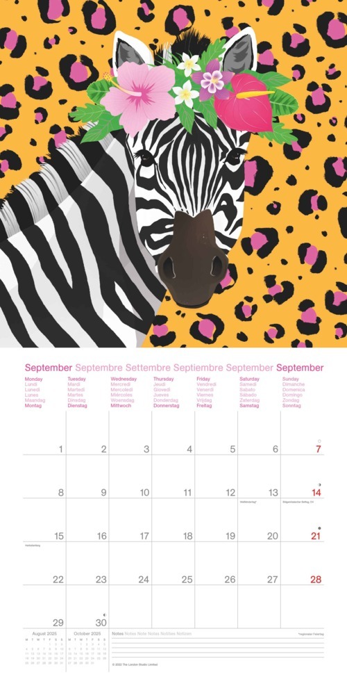 Bild: 4002725994950 | N NEUMANNVERLAGE - Sweet &amp; Wild 2025 Broschürenkalender, 30x30cm,...