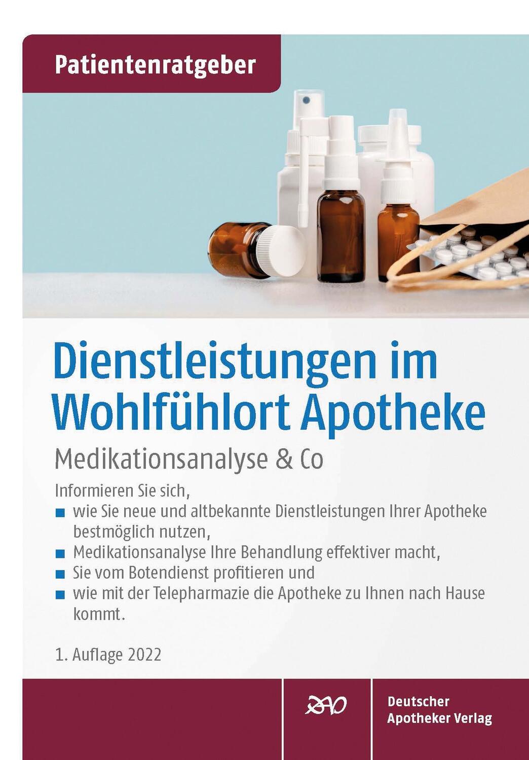 Cover: 9783769278477 | Dienstleistungen im Wohlfühlort Apotheke | Monika Raulf | Broschüre