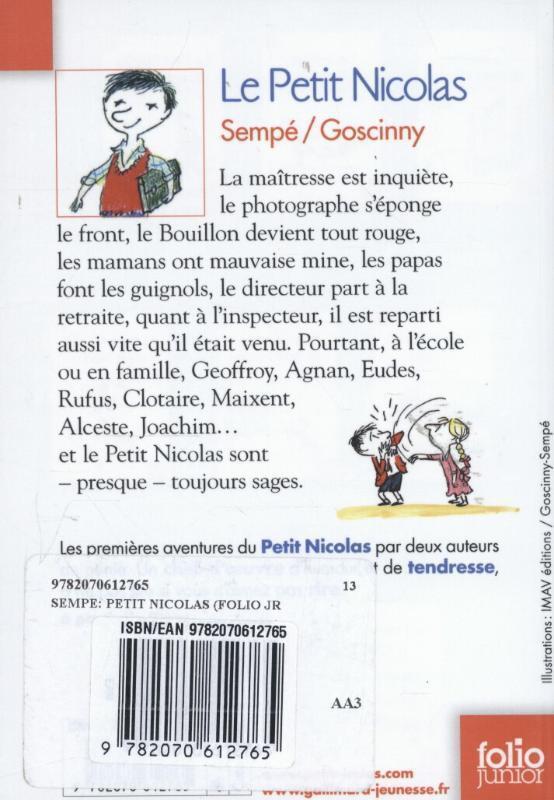 Rückseite: 9782070612765 | Le petit Nicolas | Jean-Jacques Sempe (u. a.) | Taschenbuch | Folio