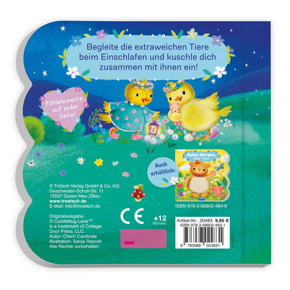 Bild: 9783988024831 | Trötsch Fühlbuch Gute Nacht, liebe Tiere! Fühlen und Kuscheln | KG