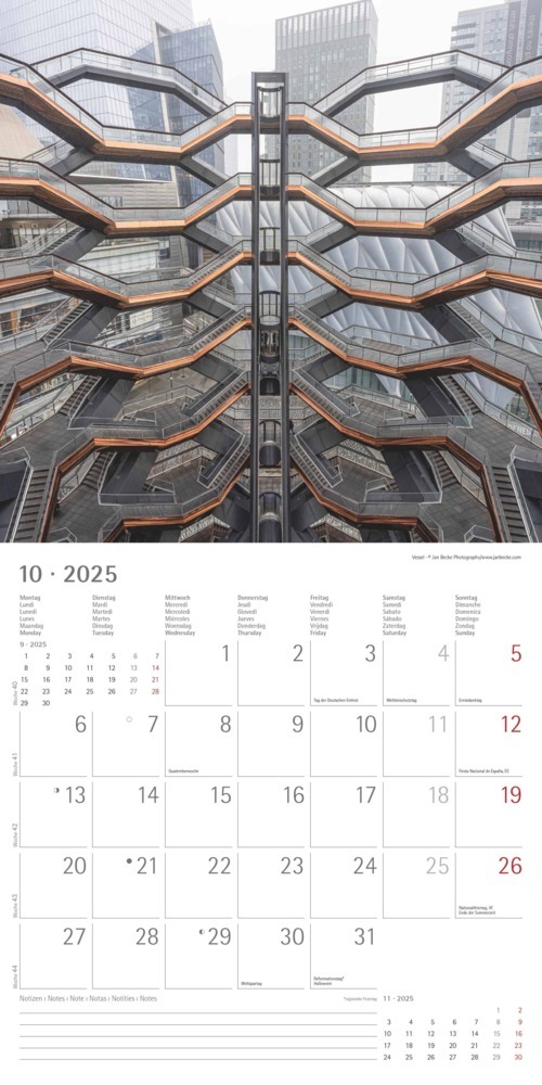 Bild: 4251732340933 | Alpha Edition - New York 2025 Broschürenkalender, 30x30cm,...