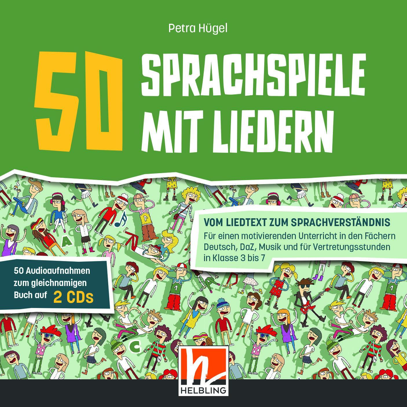 Cover: 9783862275687 | 50 Sprachspiele mit Liedern. Audio-Doppel-CD zum Buch | Petra Hügel