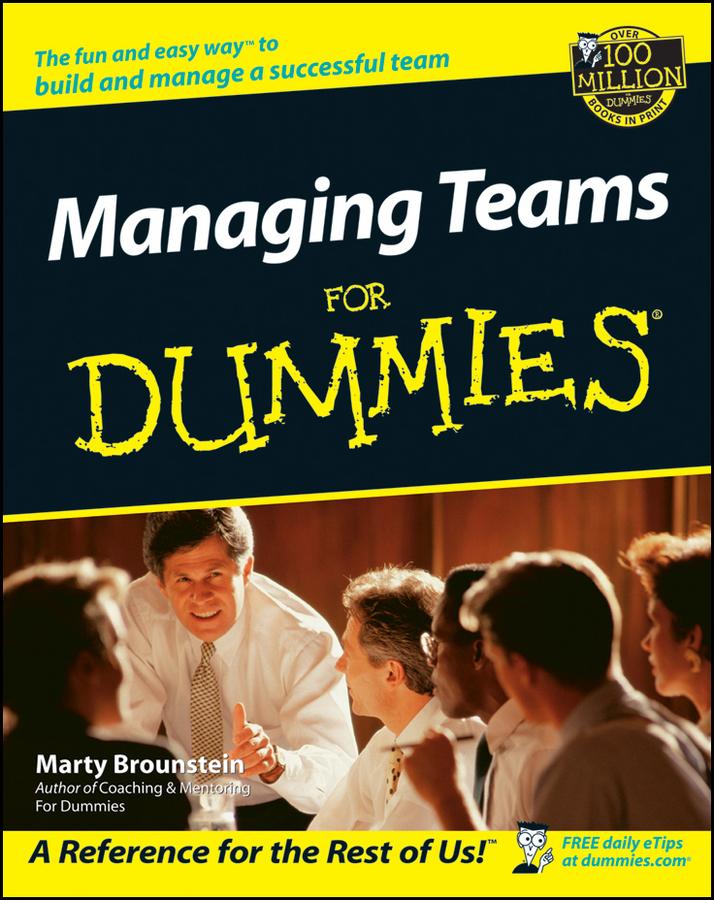 Cover: 9780764554087 | Managing Teams for Dummies | Marty Brounstein | Taschenbuch | Englisch