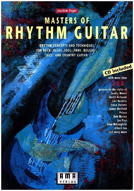 Cover: 9783927190634 | Masters of Rhythm Guitar | Joachim Vogel | Taschenbuch | Englisch