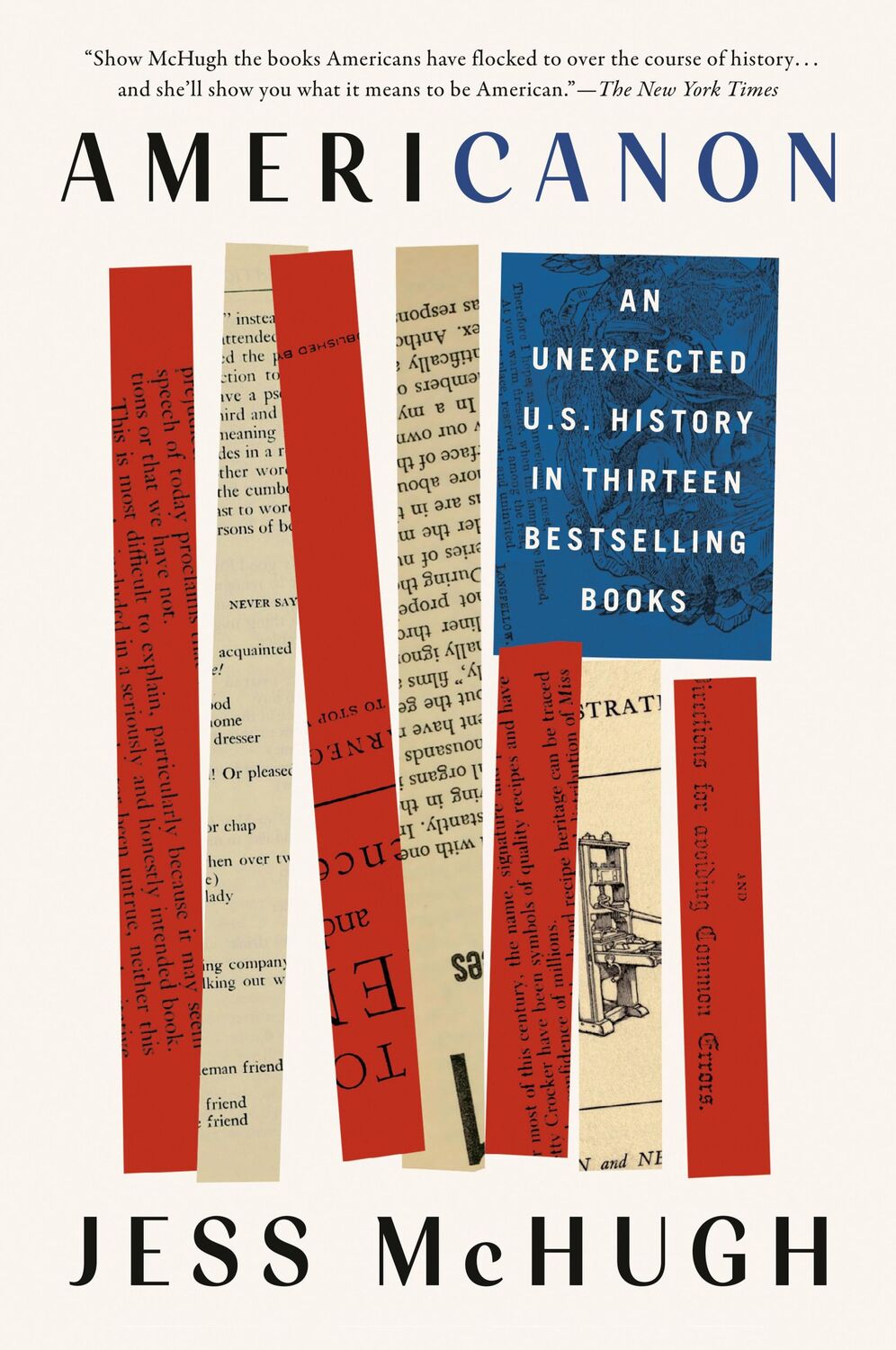 Cover: 9781524746643 | Americanon | An Unexpected U.S. History in Thirteen Bestselling Books