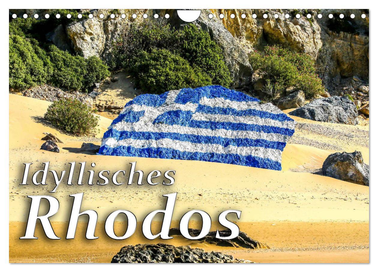 Cover: 9783435365746 | Idyllisches Rhodos (Wandkalender 2025 DIN A4 quer), CALVENDO...