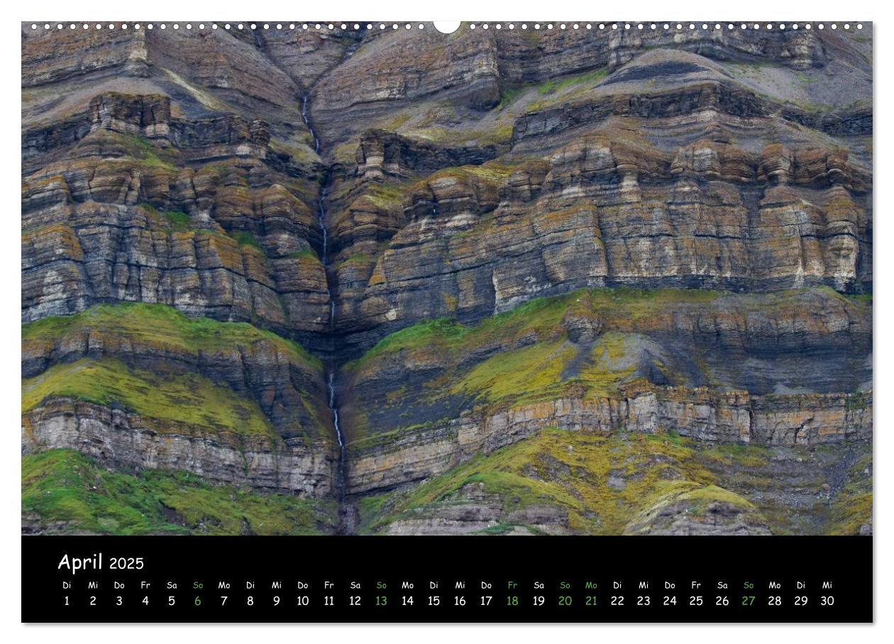 Bild: 9783435773077 | Spitzbergen (Wandkalender 2025 DIN A2 quer), CALVENDO Monatskalender