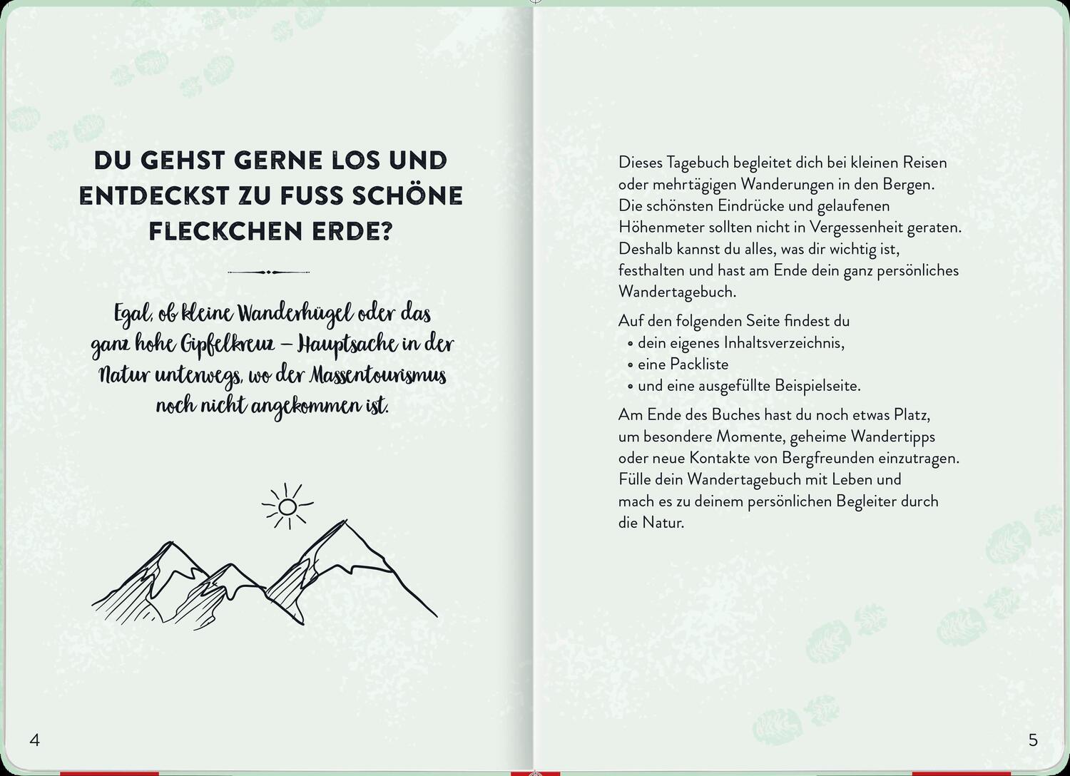 Bild: 4036442009932 | Wandertagebuch | Groh Verlag | Notizbuch | 96 S. | 3032755 | Deutsch
