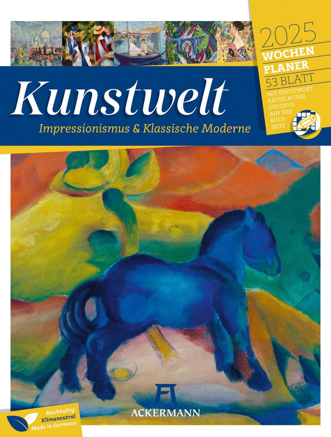 Cover: 9783838425924 | Kunstwelt - Impressionismus und Klassische Moderne - Wochenplaner...