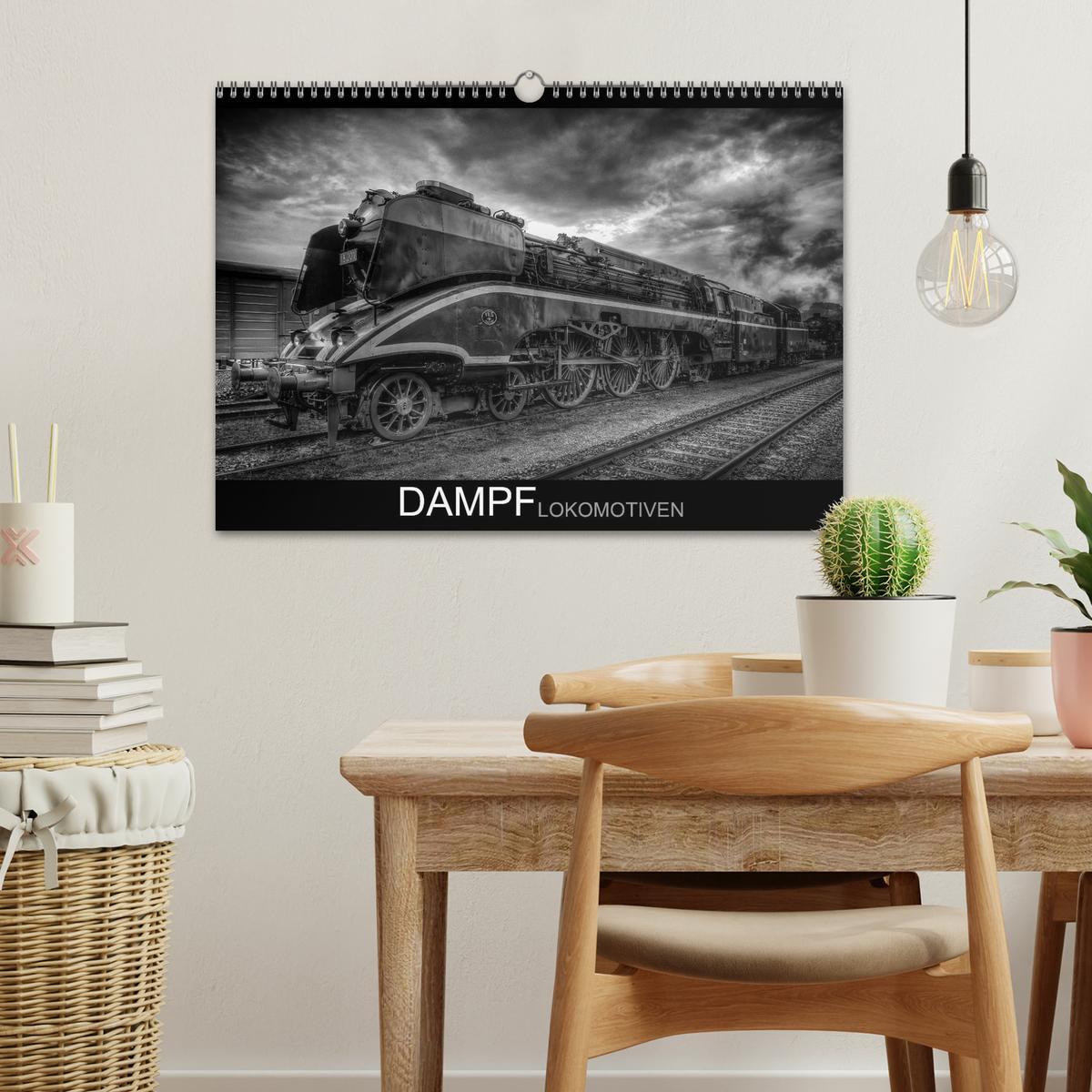 Bild: 9783435778157 | Dampflokomotiven (Wandkalender 2025 DIN A3 quer), CALVENDO...