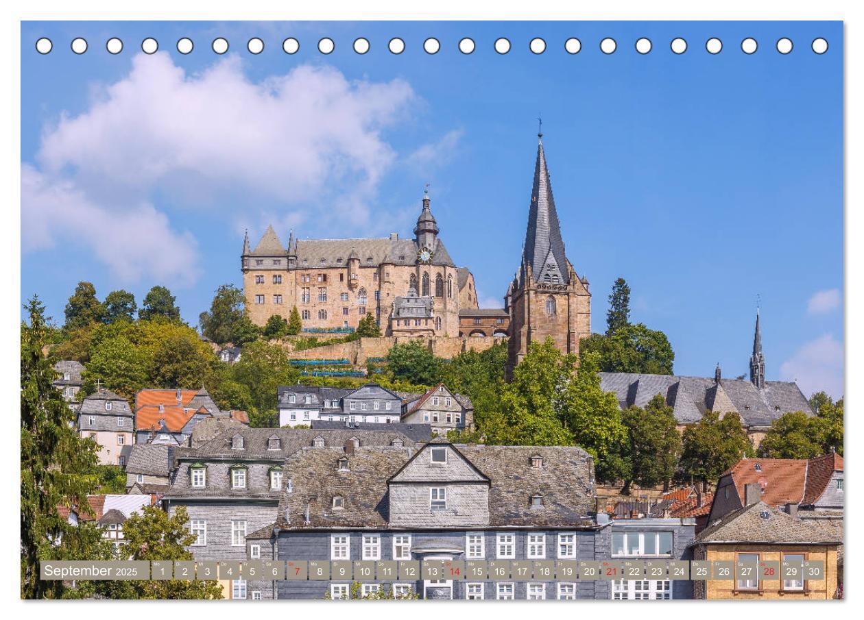 Bild: 9783435333677 | Marburg an der Lahn (Tischkalender 2025 DIN A5 quer), CALVENDO...