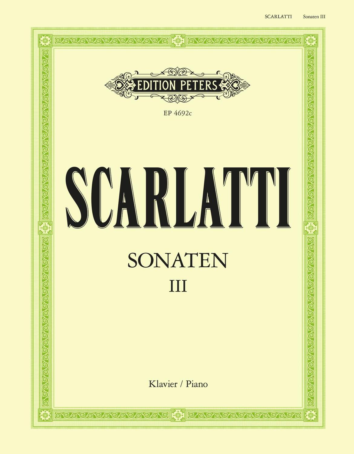 Cover: 9790014031176 | Selected Keyboard Sonatas | 50 Sonatas | Domenico Scarlatti | Buch