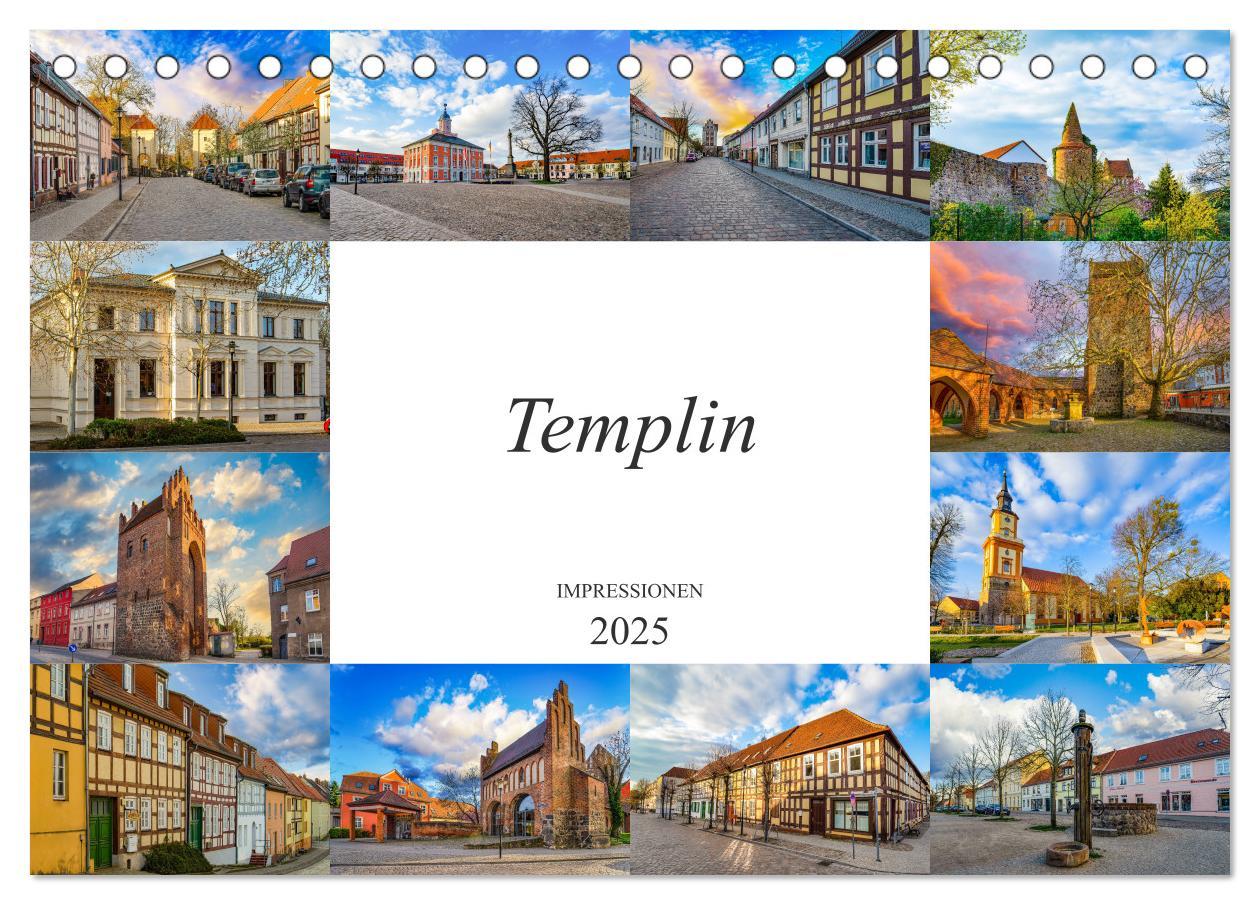 Cover: 9783435236060 | Templin Impressionen (Tischkalender 2025 DIN A5 quer), CALVENDO...