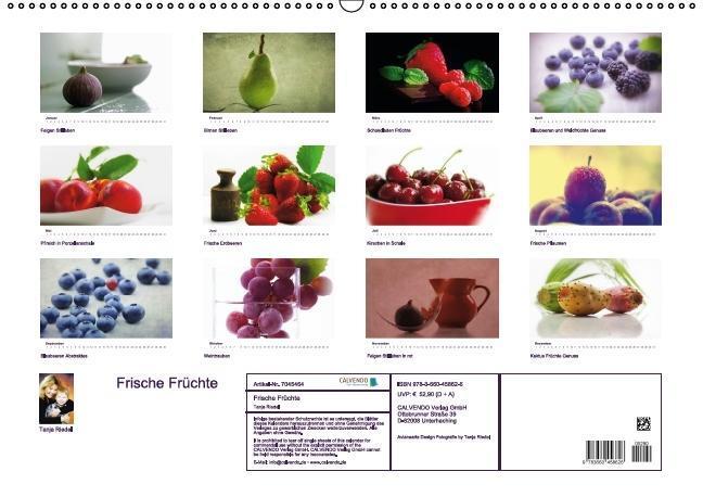 Bild: 9783660458626 | Frische Früchte (Wandkalender immerwährend DIN A2 quer) | Riedel