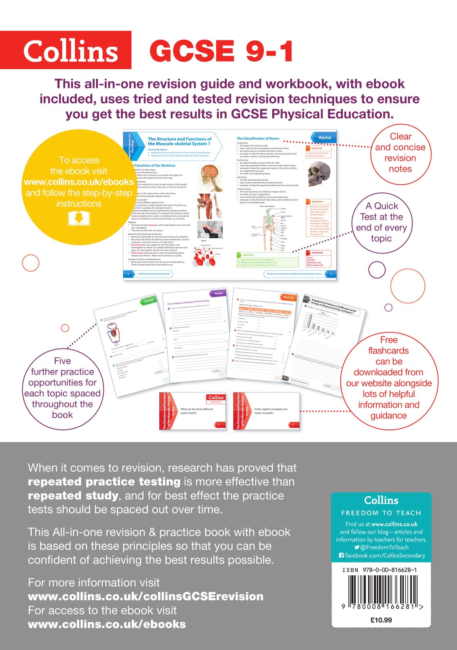 Rückseite: 9780008166281 | GCSE 9-1 Physical Education All-in-One Complete Revision and Practice