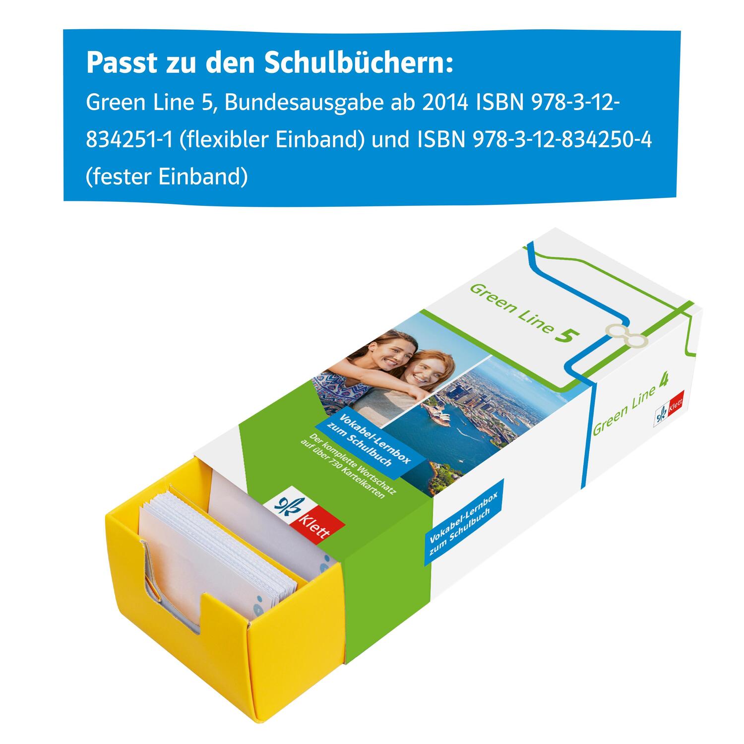 Bild: 9783129240496 | Green Line 5 G8 Klasse 9 Vokabel-Lernbox zum Schulbuch. Englisch