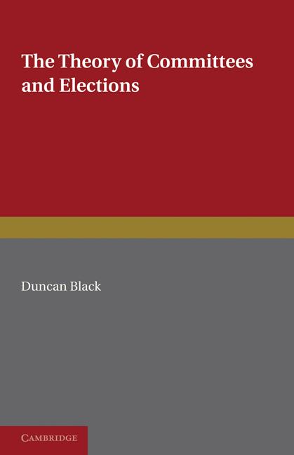 Cover: 9780521141208 | Theory Committees and Elections | Duncan Black | Taschenbuch | 2010