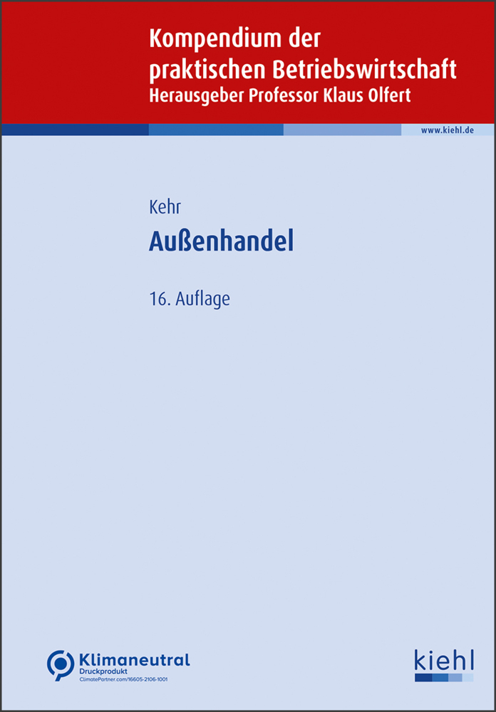 Cover: 9783470111766 | Außenhandel | Henning Kehr | Taschenbuch | 620 S. | Deutsch | 2023