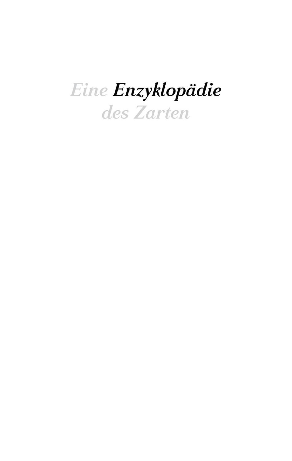 Cover: 9783627002442 | Eine Enzyklopädie des Zarten | Anne Brannys | Taschenbuch | Deutsch