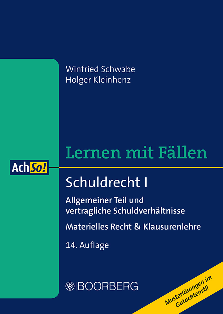 Cover: 9783415071988 | Schuldrecht I | Winfried Schwabe (u. a.) | Buch | 386 S. | Deutsch