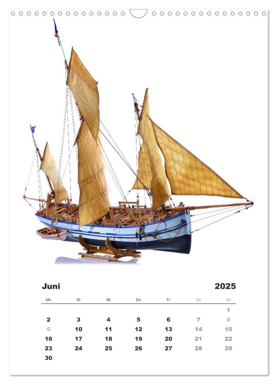 Bild: 9783435961580 | Historische Segelschiffe - Modellbau (Wandkalender 2025 DIN A3...