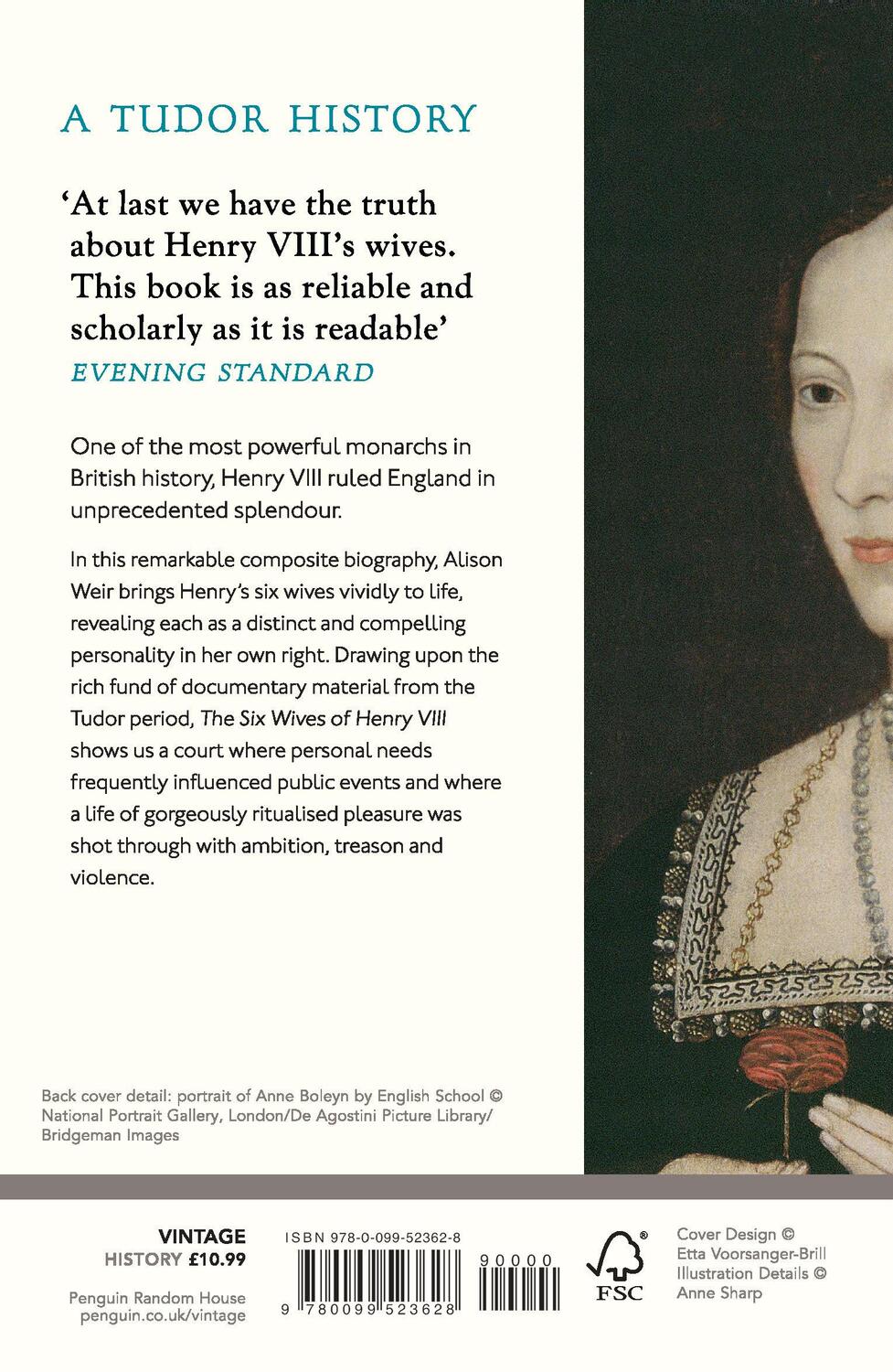 Rückseite: 9780099523628 | The Six Wives of Henry VIII | Alison Weir | Taschenbuch | Englisch