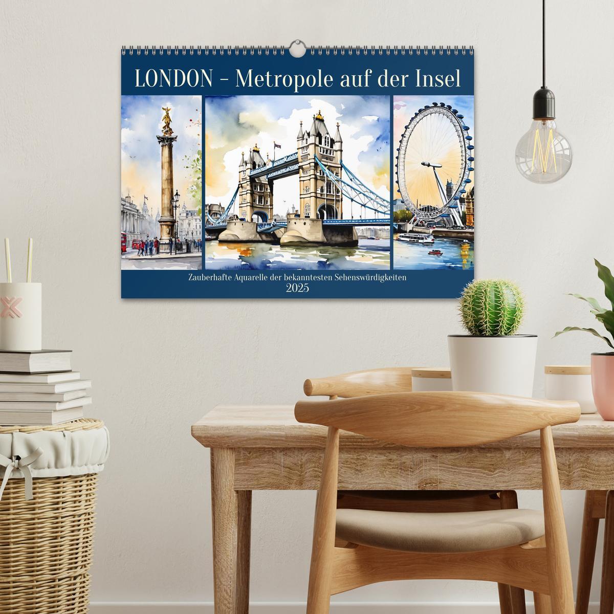 Bild: 9783457175040 | London - Metropole auf der Insel (Wandkalender 2025 DIN A3 quer),...